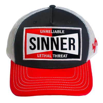 Unreliable Sinner Curve Bill Snap Back Hat