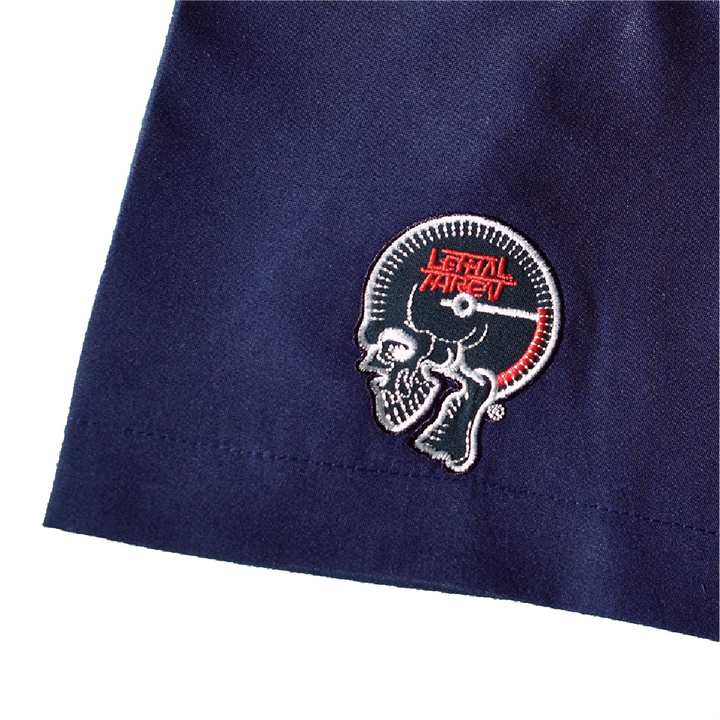 Life Is A Highway Monster Embroidered Work Shirt / Shop Shirt