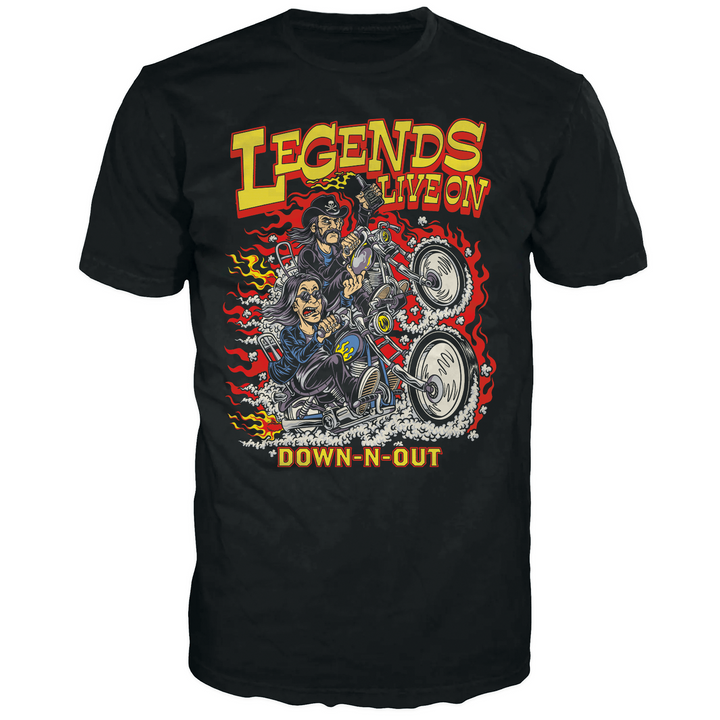Legends Live On  Black T-Shirt