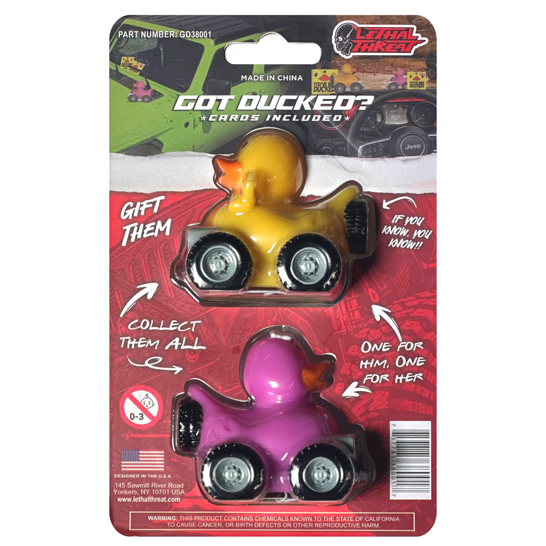 Gettin' Ducked - Nice Ride Guy and Gal Rubber Ducks – Lethal Threat