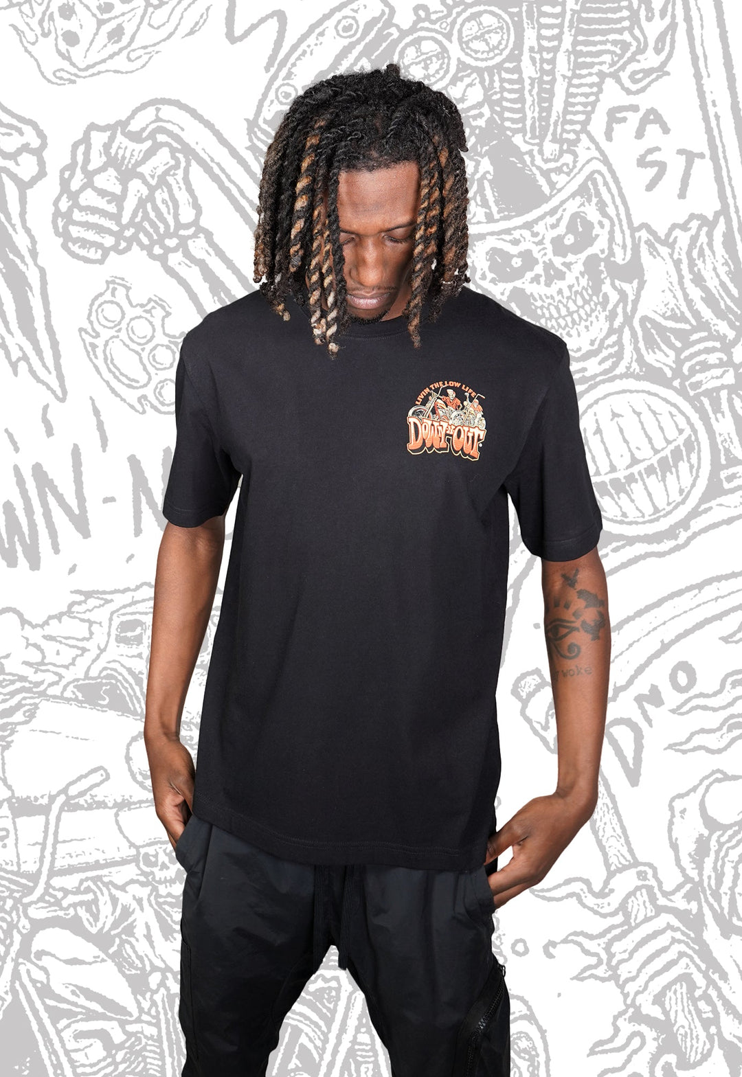 DNO 4 Life Black Tee
