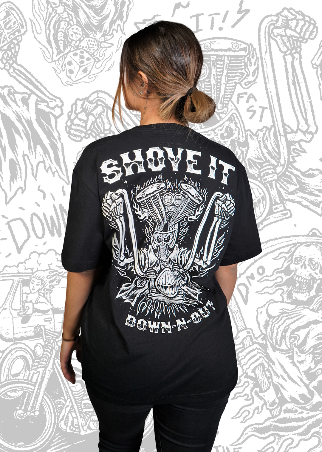 Shove It Black Tee