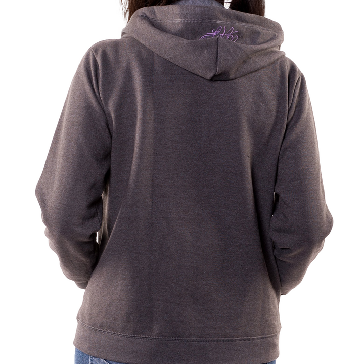 Embroidered Wing Skull Hoodie