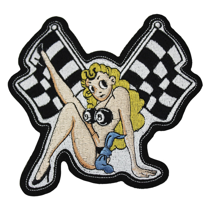 Lady Luck Vintage Embroidered Patch- LG