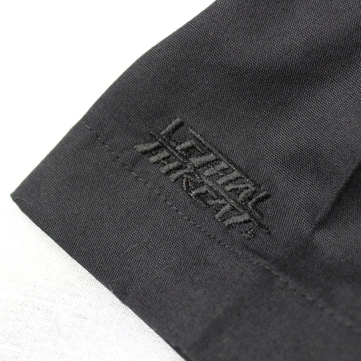 Metal Till The Grave Printed Work Shirt / Shop Shirt