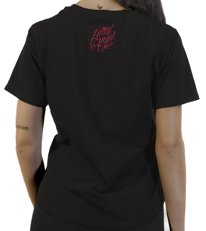 Two Faced Catrina Vee Neck Tee