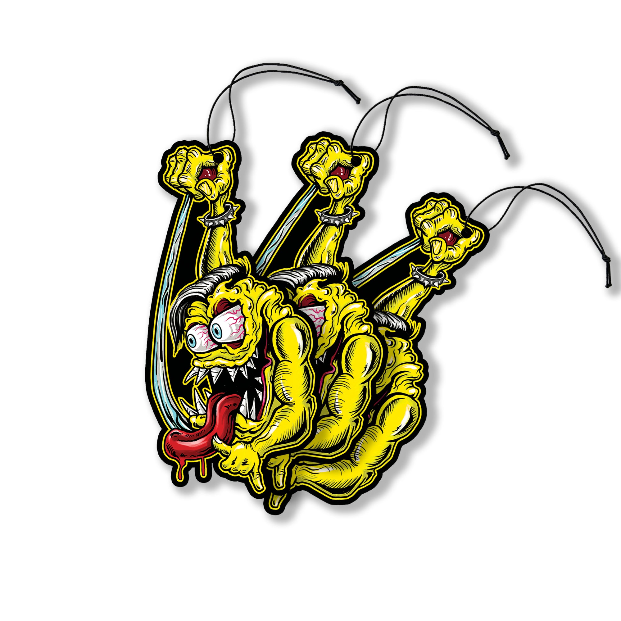 Shifter Hot Rod Monster Paper Air Freshener 3-Pack – Lethal Threat