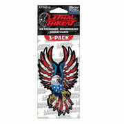 USA Flag Eagle Paper Air Freshener 3-Pack
