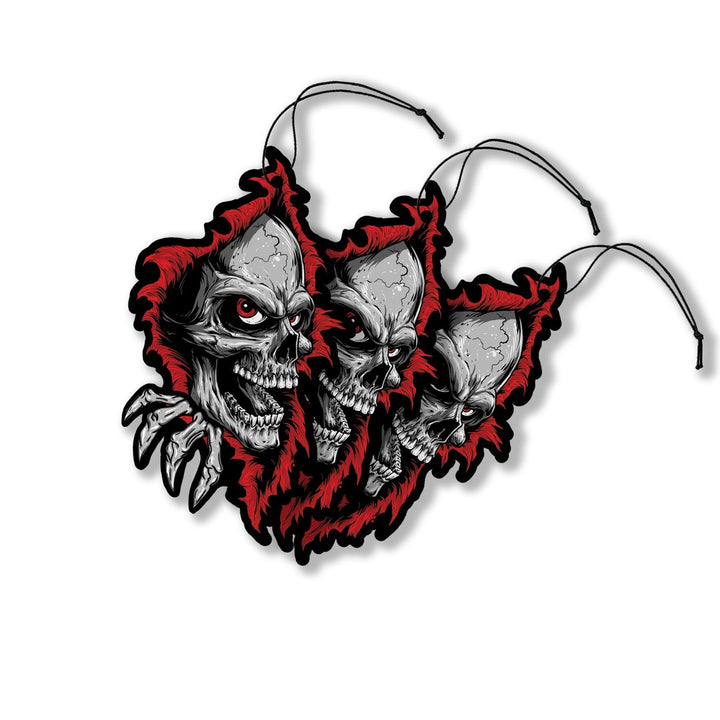 Skull Series Paper Air Freshener Value Pack