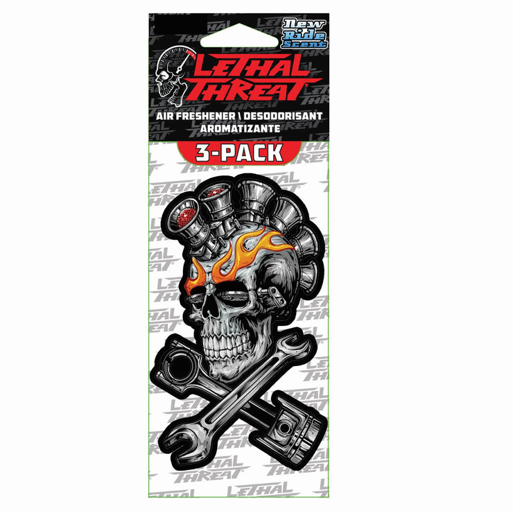 Engine Skull Paper Air Freshener 3-Pack