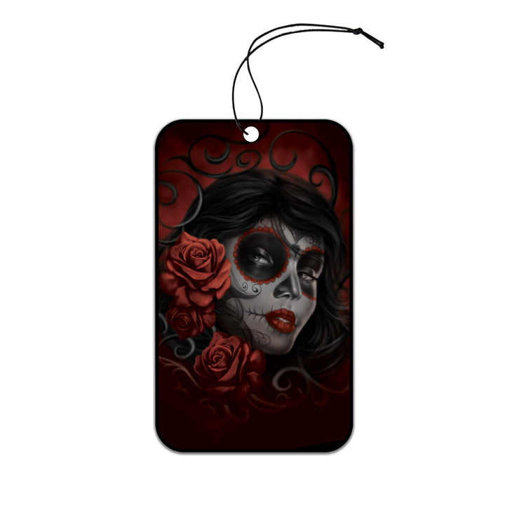 Bones & Roses Series Paper Air Freshener 3 Pack