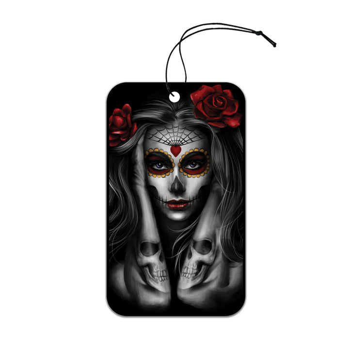 Bones & Roses Series Paper Air Freshener 3 Pack