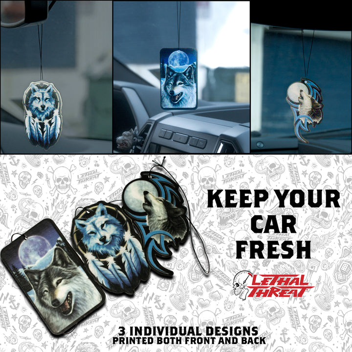 Wolf Air Freshener 3-Pack