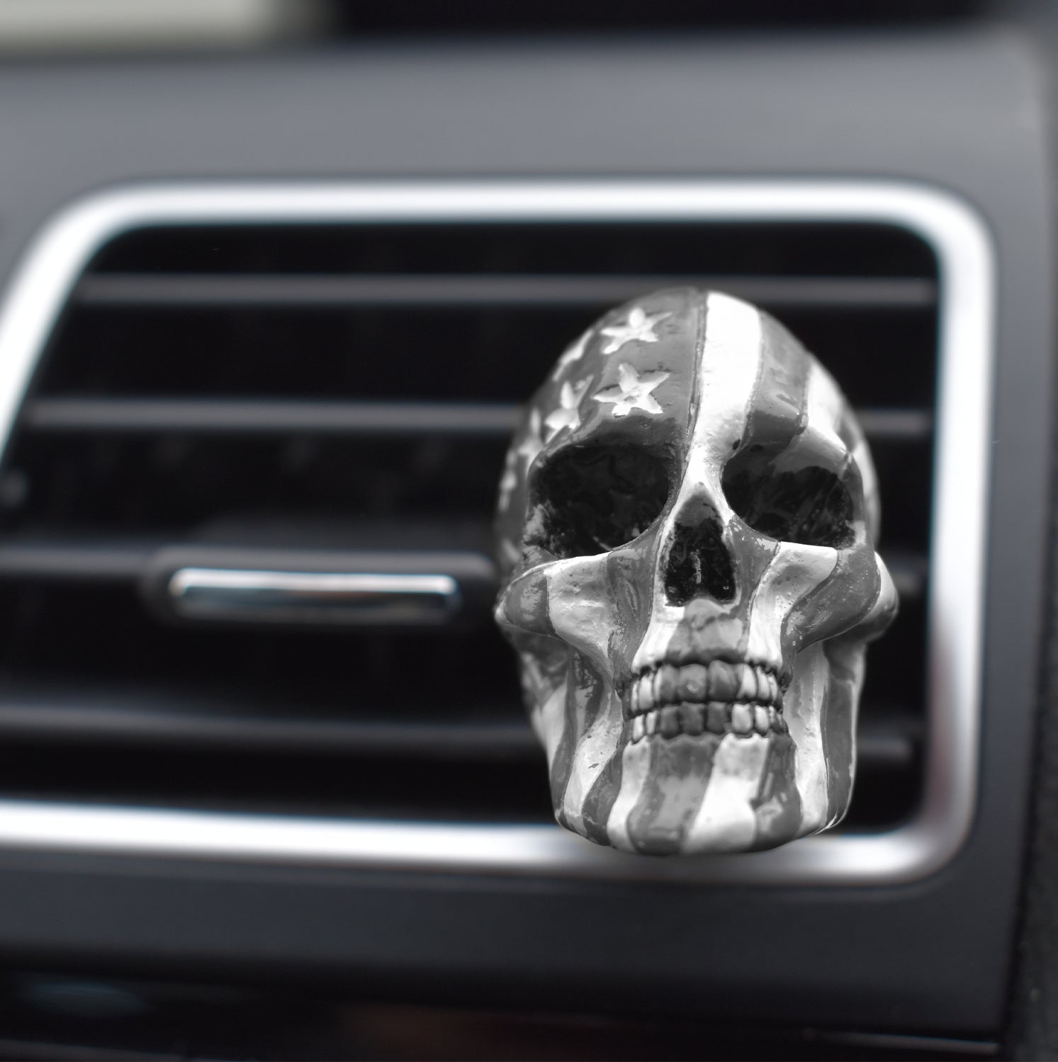 IC Skull Car Air Vent Clip, Car Air Freshener Bildekoration 5fb6