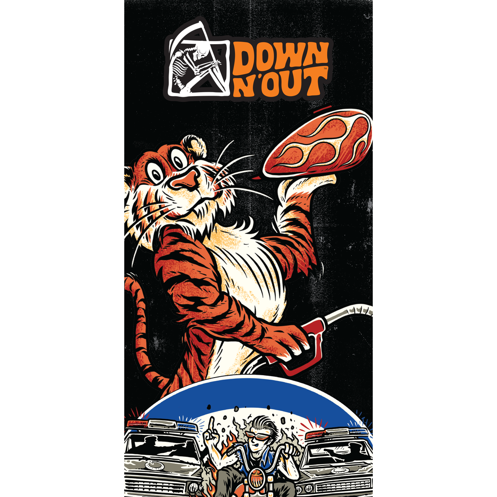 Down n Out Tiger In Your Tank Banner – Lethal Threat