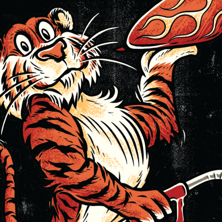 Down n Out Tiger In Your Tank Banner