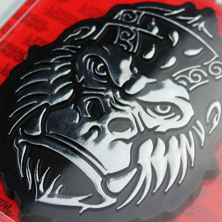 Gorilla Head Peel n Stick ABS Emblem
