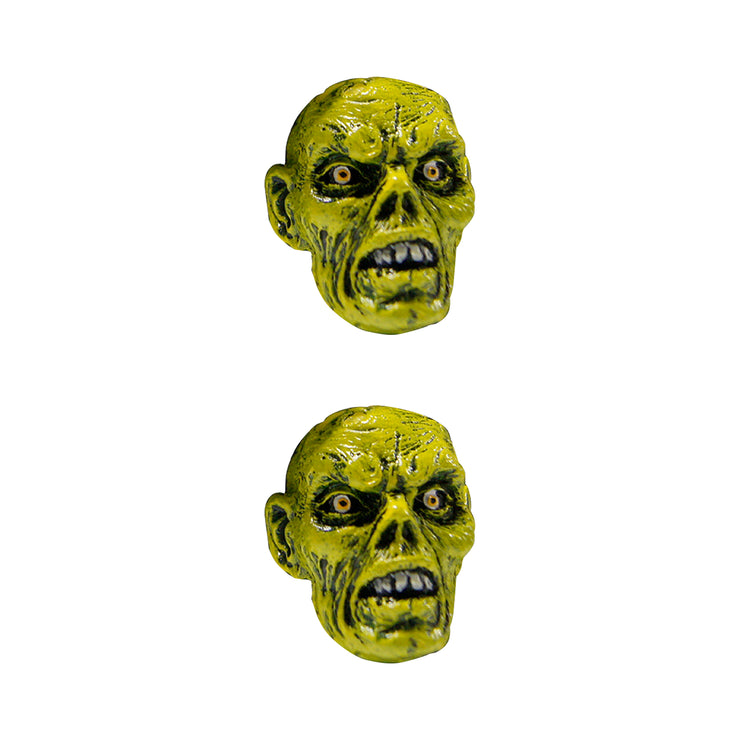 Zombie Heads Stick Ons -  2 per pack
