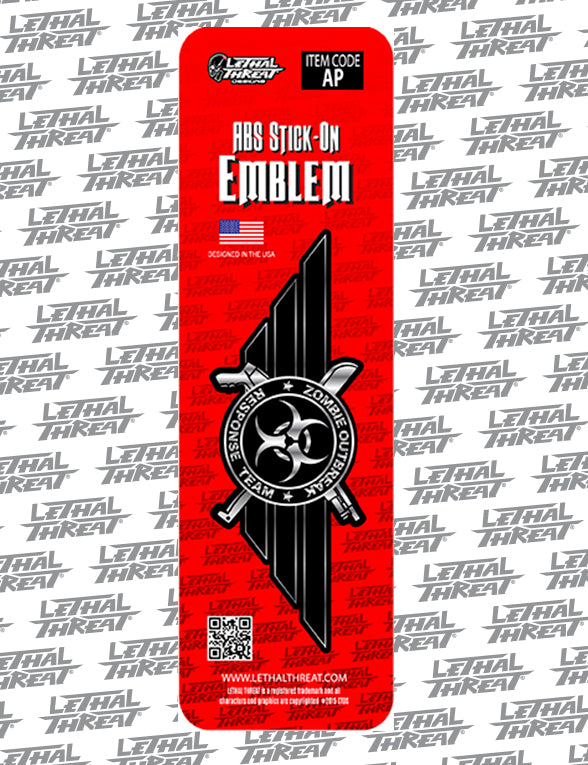 Zombie Response ABS Peel n Stick Emblem