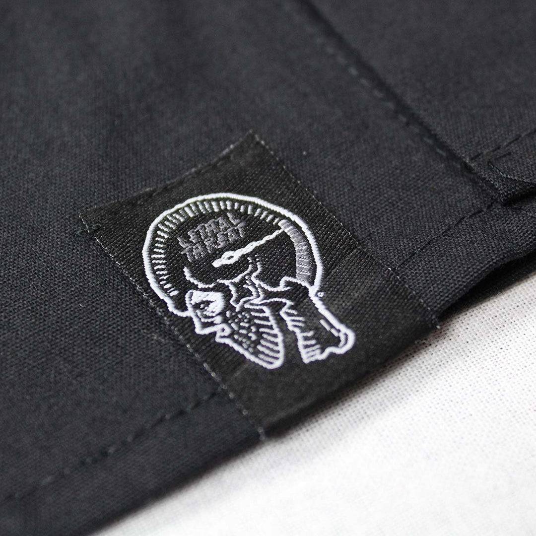 WTF Snake Skull Embroidered Work Shirt / Shop Shirt