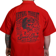 Not For The Slow Skull Work Shirt / Shop Shirt