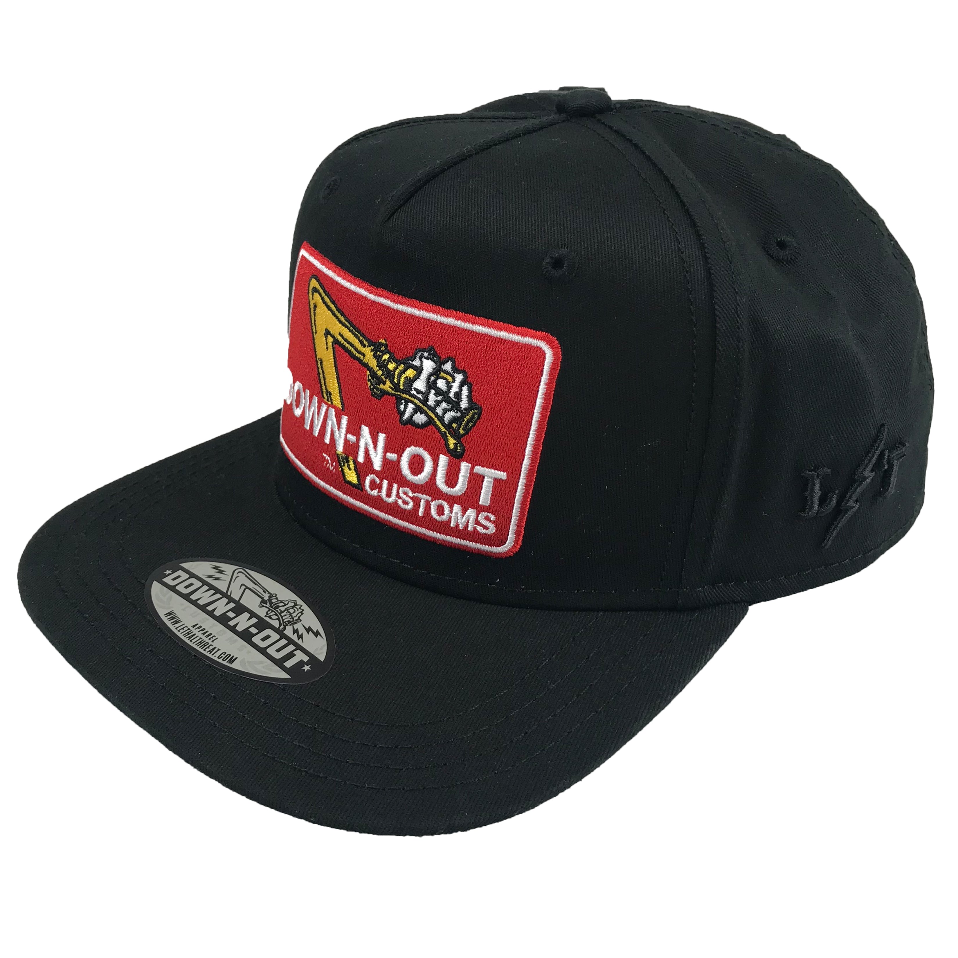 DOWN-N-OUT Flat Bill Hat – Lethal Threat