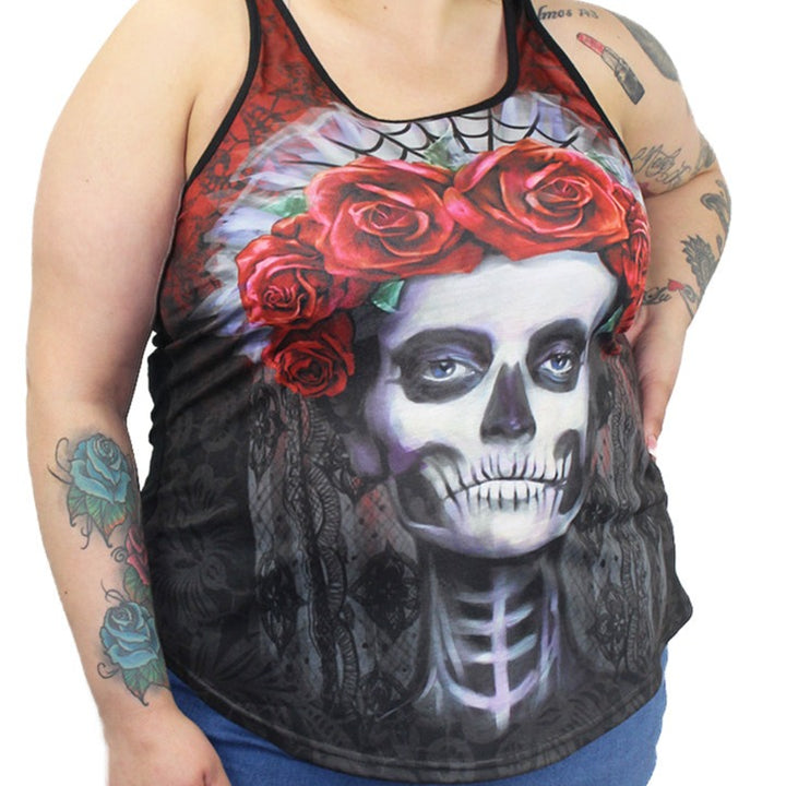 Dark Widow Razor Back Tank Top