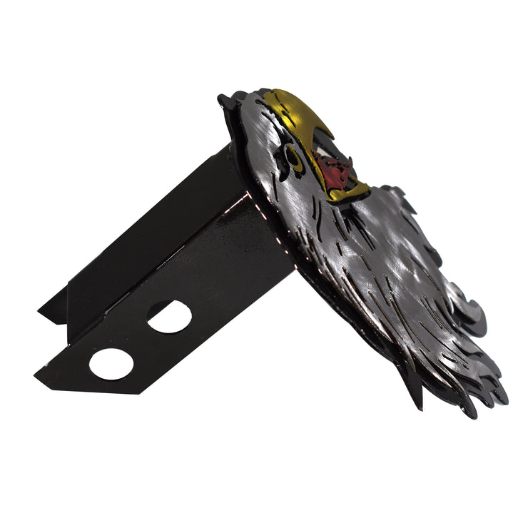 Eagle Head Metal Hitch Plug