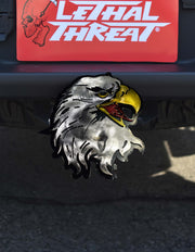 Eagle Head Metal Hitch Plug