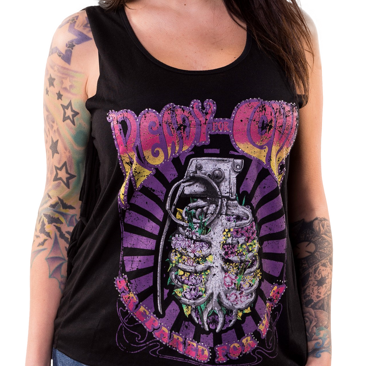 Ready for Love Fringe Tank Top