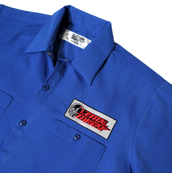 Wrench Pinup Printed Work Shirt / Shop Shirt