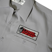Flying Tiger Pinup Printed Work Shirt / Shop Shirt