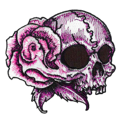 Rose Skull Right Facing Patch