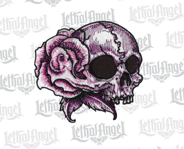 Rose Skull Right Facing Patch