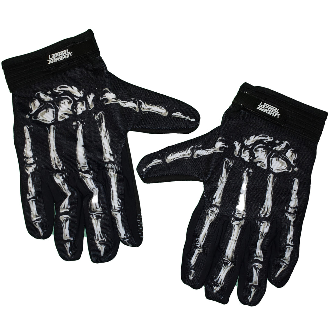 Hand Bone Skeleton Gloves for Motorcycle Riding – Lethal Threat