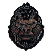 Gorilla Head Peel n Stick ABS Emblem