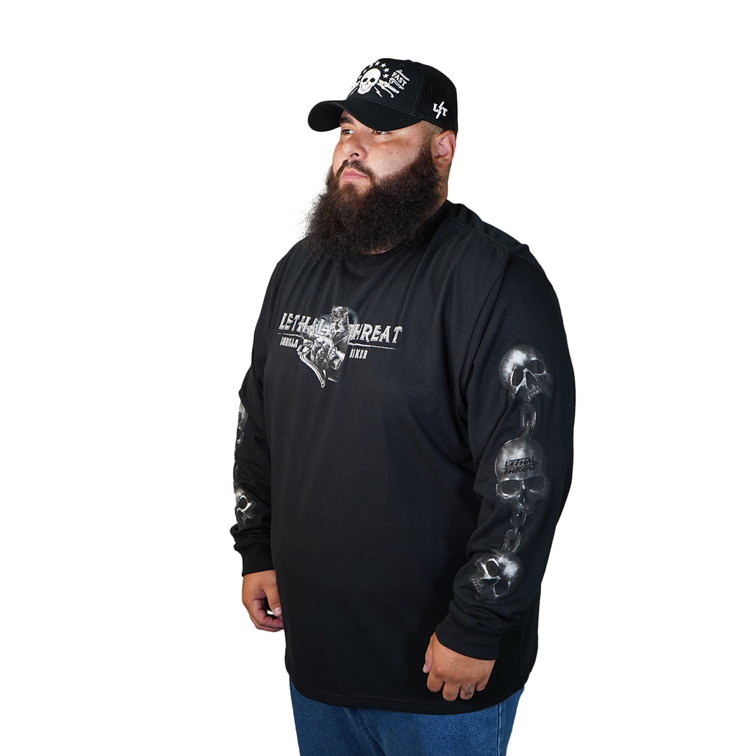 Gorilla Biker Men's Long Sleeve Shirt