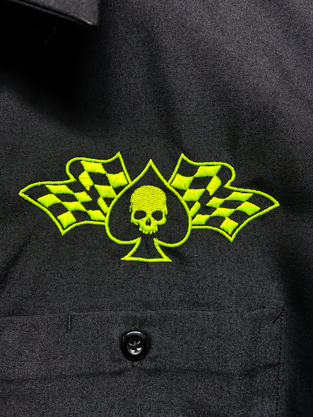 Dead N Back Printed Frankenstein Work Shirt / Shop Shirt
