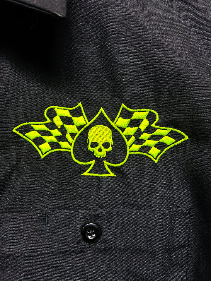 Dead N Back Printed Frankenstein Work Shirt / Shop Shirt