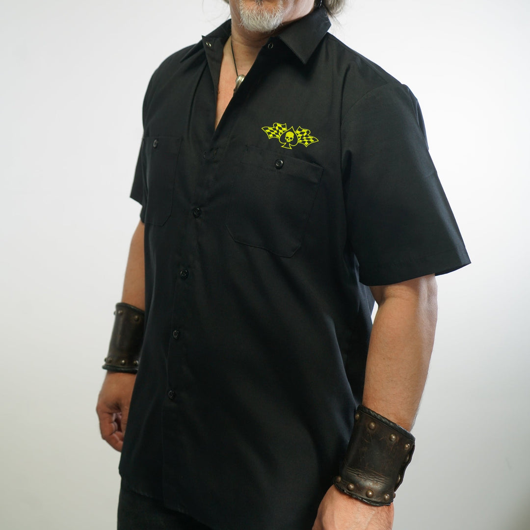 Dead N Back Printed Frankenstein Work Shirt / Shop Shirt
