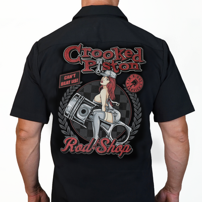 Crooked Piston Rod Shop Work Shirt / Shop Shirt