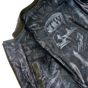 FTW Skull Leather Vest