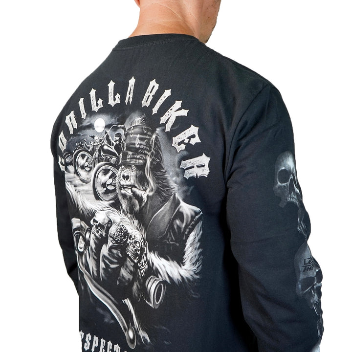 Gorilla Biker Men's Long Sleeve Shirt