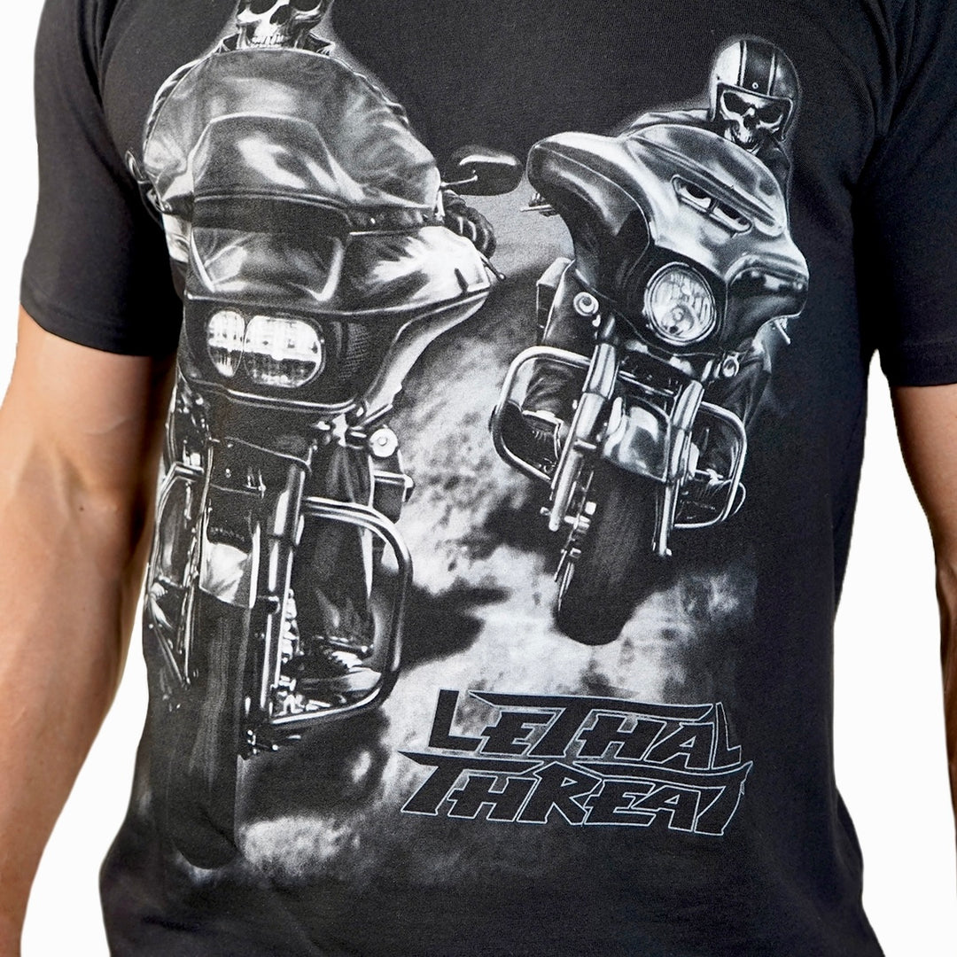 More Mileage Bagger Motorcycle T- Shirt