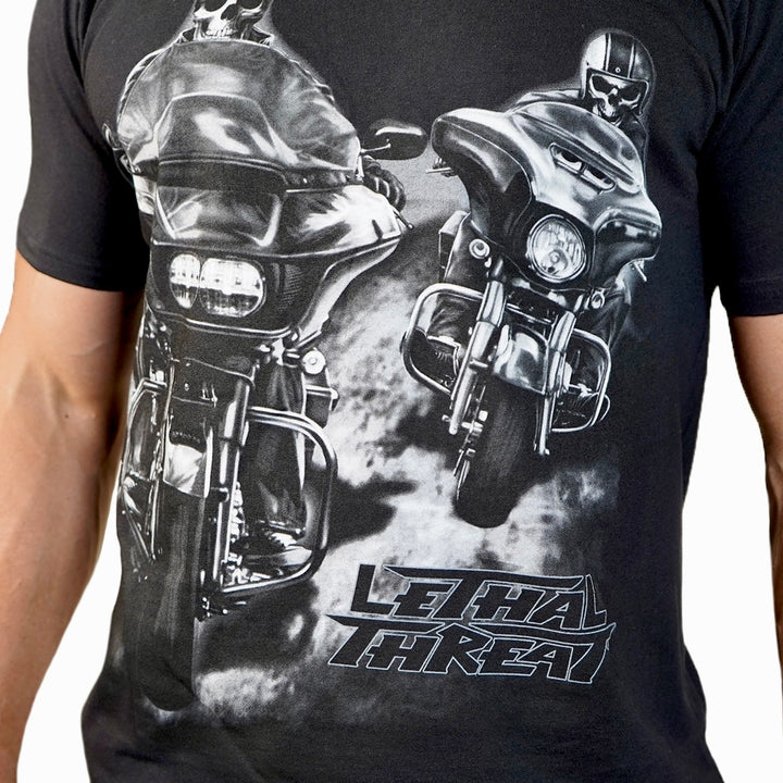 More Mileage Bagger Motorcycle T- Shirt