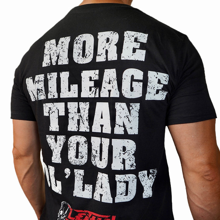 More Mileage Bagger Motorcycle T- Shirt