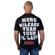 More Mileage Bagger Motorcycle T- Shirt