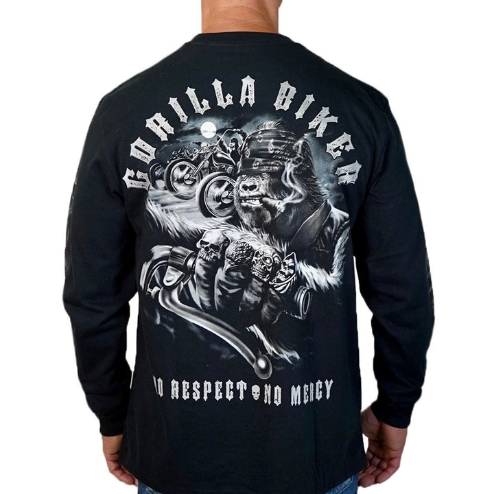 Gorilla Biker Men's Long Sleeve Shirt