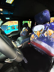 Rip n Tear USA Eagle Automotive 2 Pack Seat Cover Set