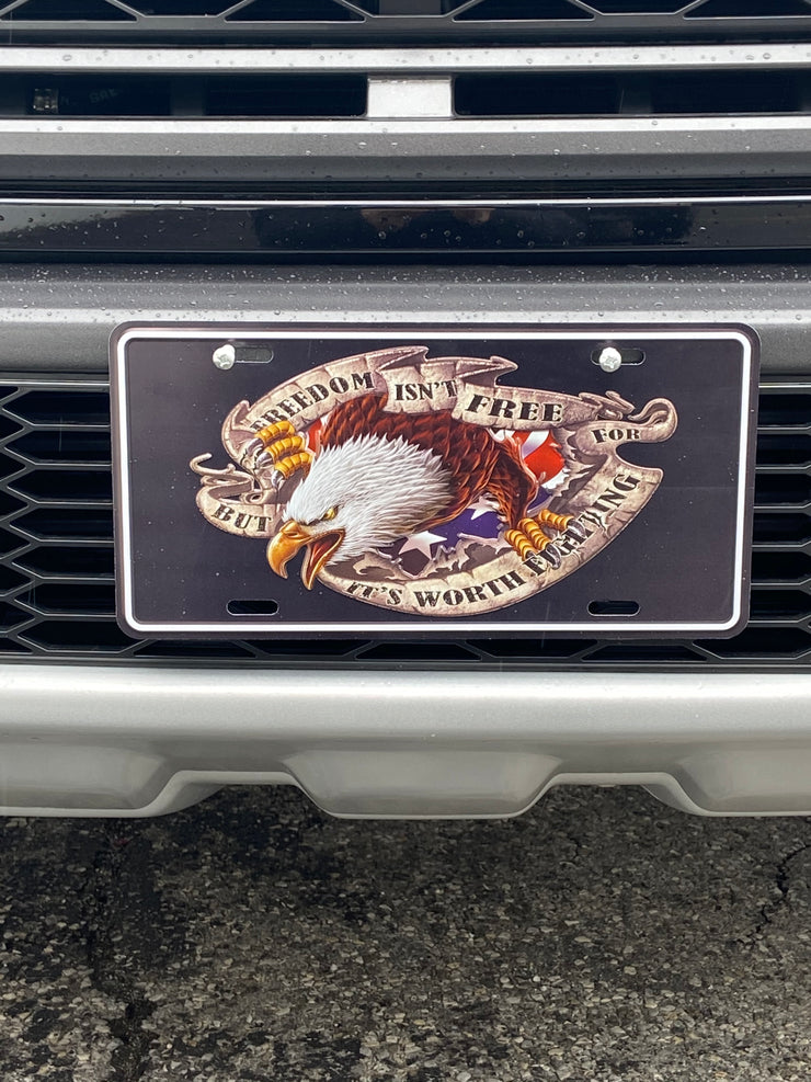Freedom Eagle Auto Tag Vanity Plate